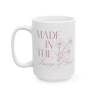 Made in the Image of God – Floral Ceramic Mug