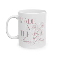 Made in the Image of God – Floral Ceramic Mug
