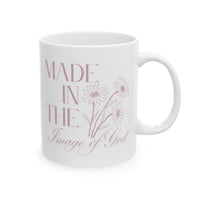 Made in the Image of God – Floral Ceramic Mug