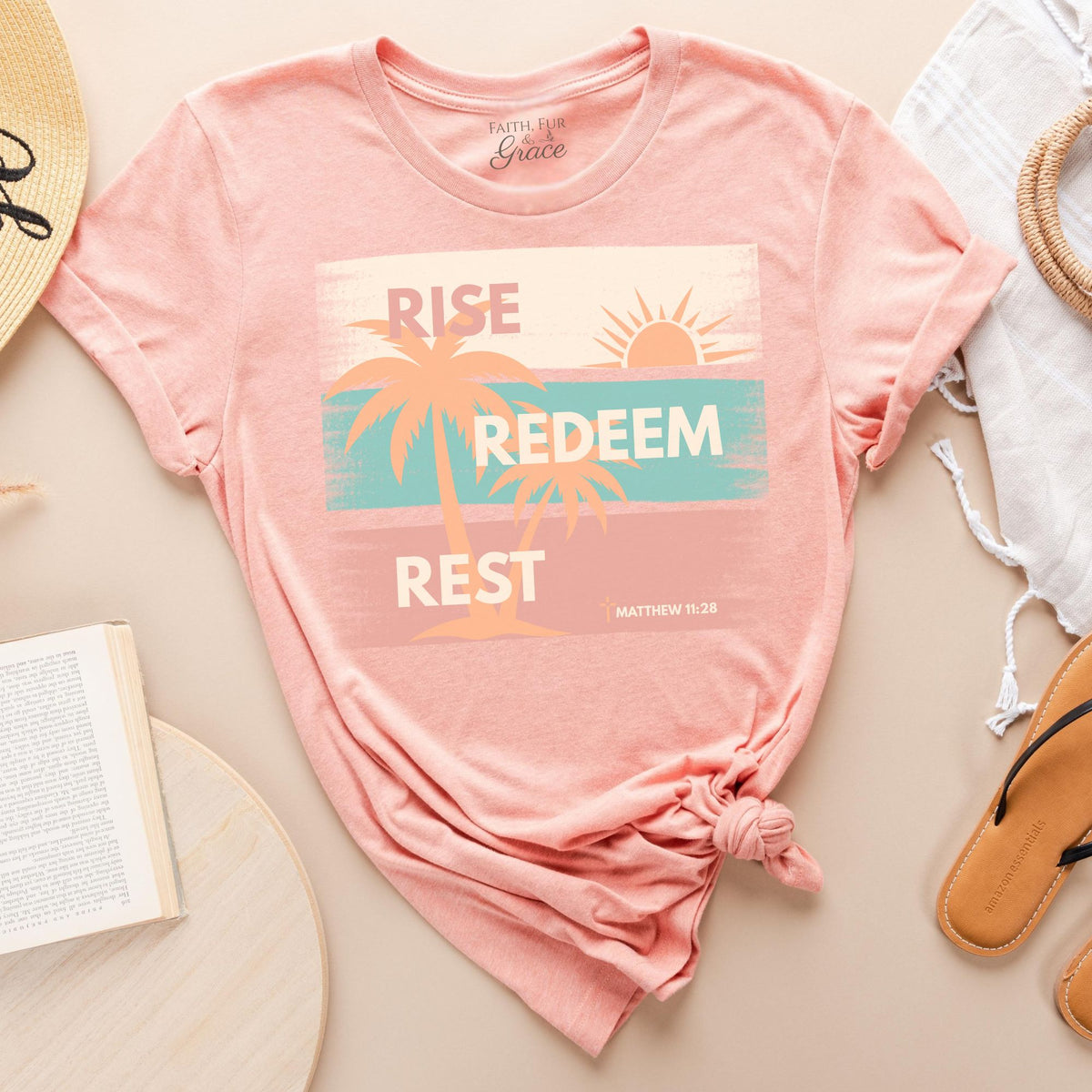 Rise, Redeem, Rest Tee