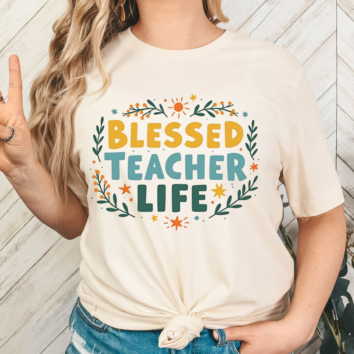 Blessed Teacher Life Tee