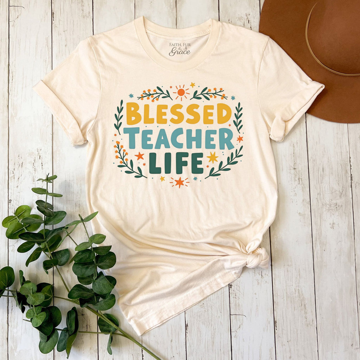 Blessed Teacher Life Tee