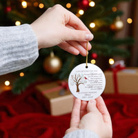 Love Beyond the Veil – Personalized Memorial Christmas Ornament