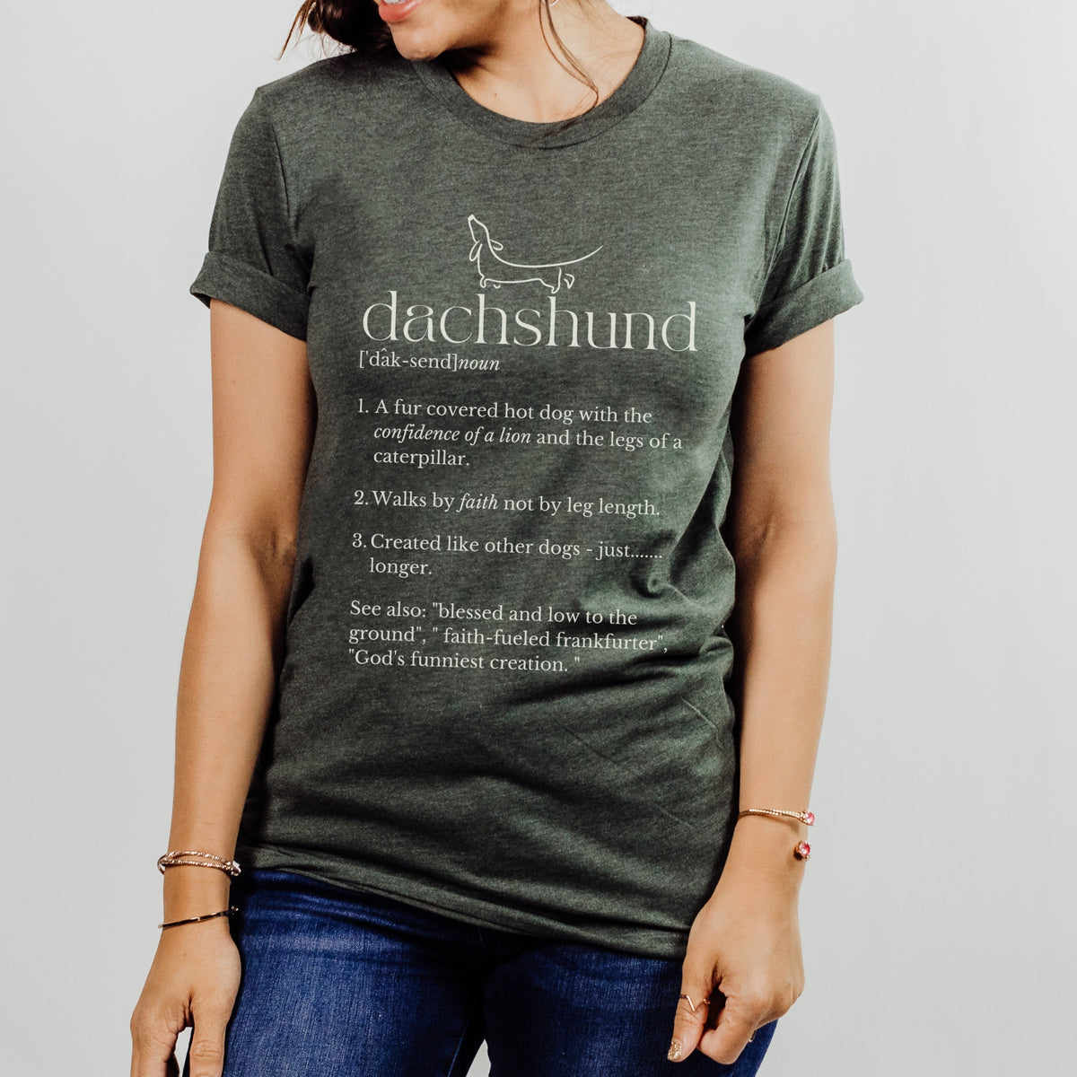 Dachshund (n.) – Women’s Soft Funny Tee