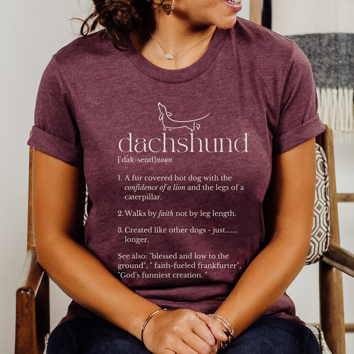 Dachshund (n.) – Women’s Soft Funny Tee