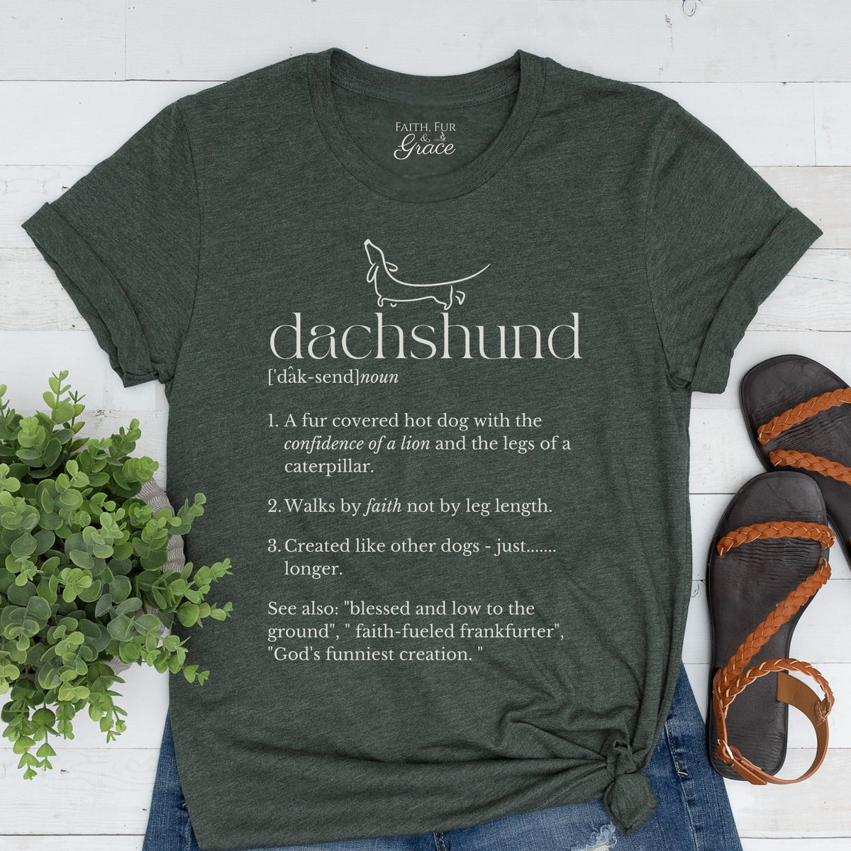 Dachshund (n.) – Women’s Soft Funny Tee