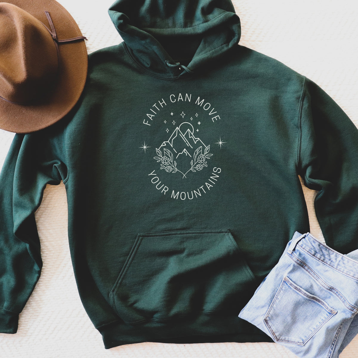 Faith Can Move Your Mountains – Christian Hoodie