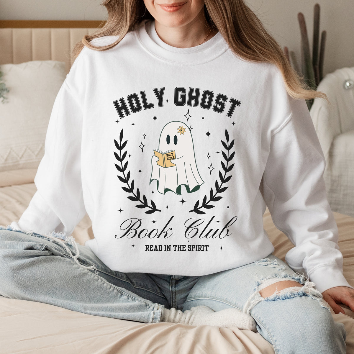 Holy Ghost Book Club Comfort Colors Sweatshirt