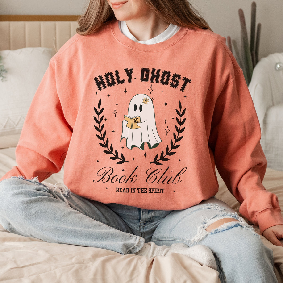Holy Ghost Book Club Comfort Colors Sweatshirt