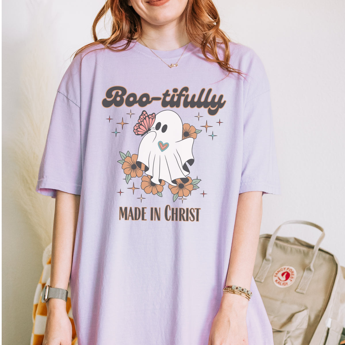 Boo-tifully Made in Christ Comfort Colors Tee