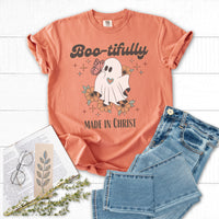 Boo-tifully Made in Christ Comfort Colors Tee