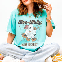 Boo-tifully Made in Christ Comfort Colors Tee
