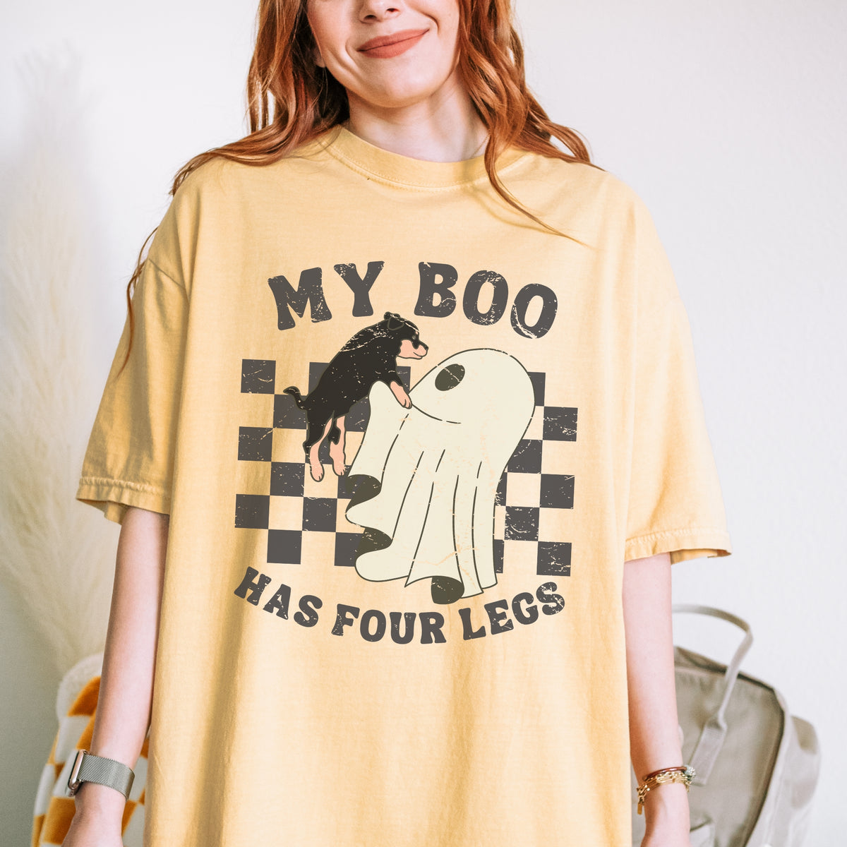 My Boo Has Four Legs Comfort Colors Tee