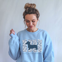 Saved by Grace & a Dachshund Sweatshirt