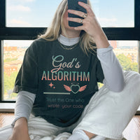 God's Algorithm Comfort Colors Tee