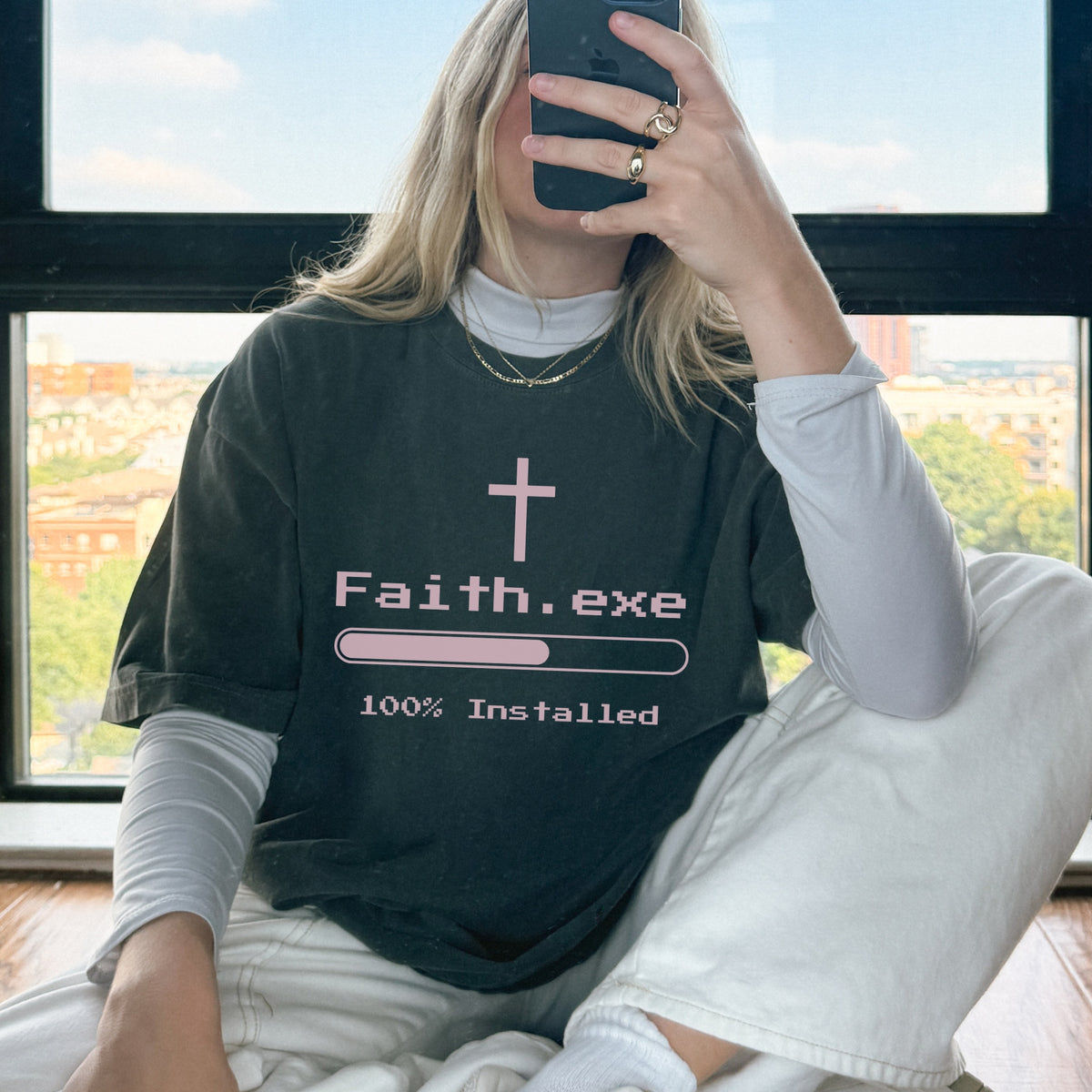 Faith-tech Inspired Comfort Colors Tee
