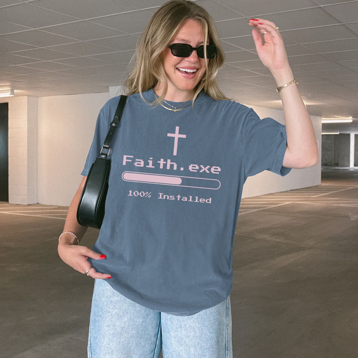 Faith-tech Inspired Comfort Colors Tee