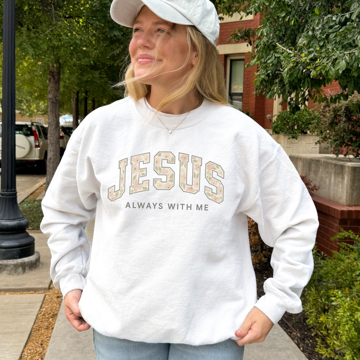 Jesus Always with Me Sweatshirt
