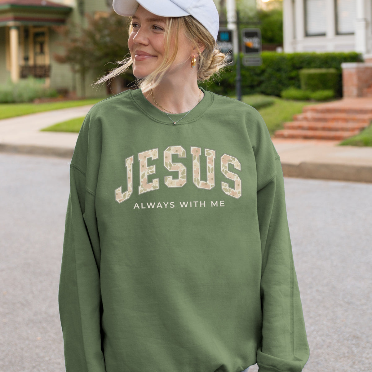 Jesus Always with Me Sweatshirt