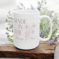 Made in the Image of God – Floral Ceramic Mug