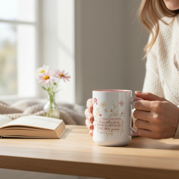 If Sisters Were Flowers, I'd Still Pick You – Floral Mug