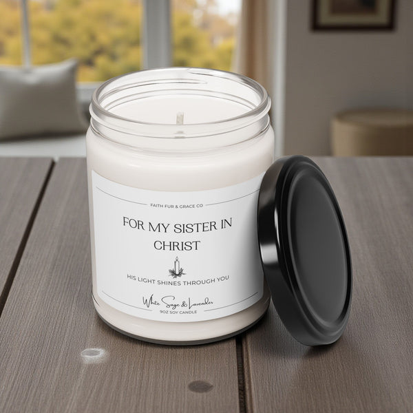 FOR MY SISTER IN CHRIST SOY CANDLE