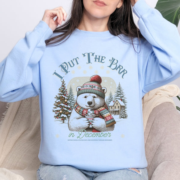 DECEMBER POLAR BEAR SWEATSHIRT