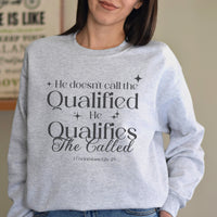 HE QUALIFIES THE CALLED SWEATSHIRT