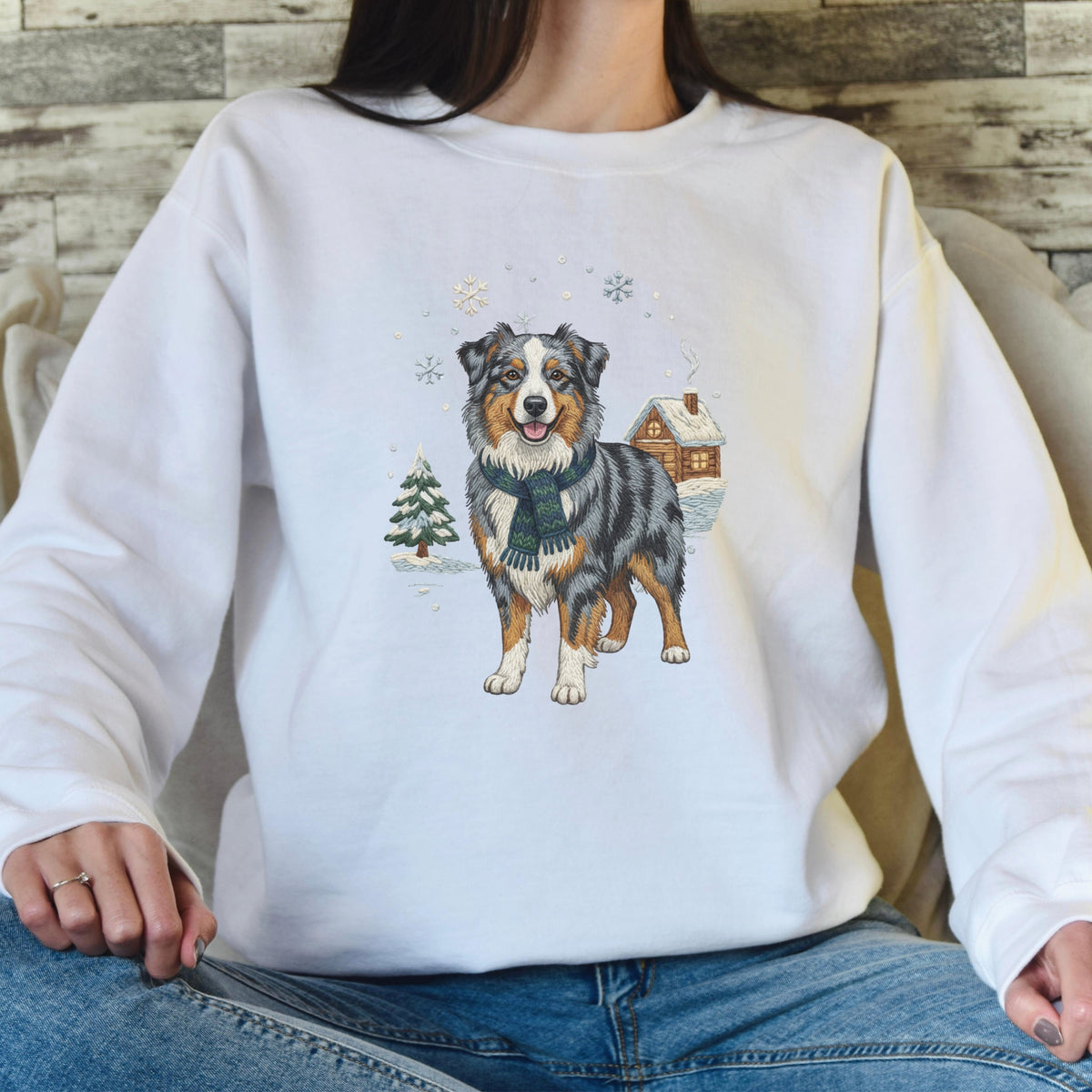 AUSTRALIAN SHEPHERD WINTER SWEATSHIRT