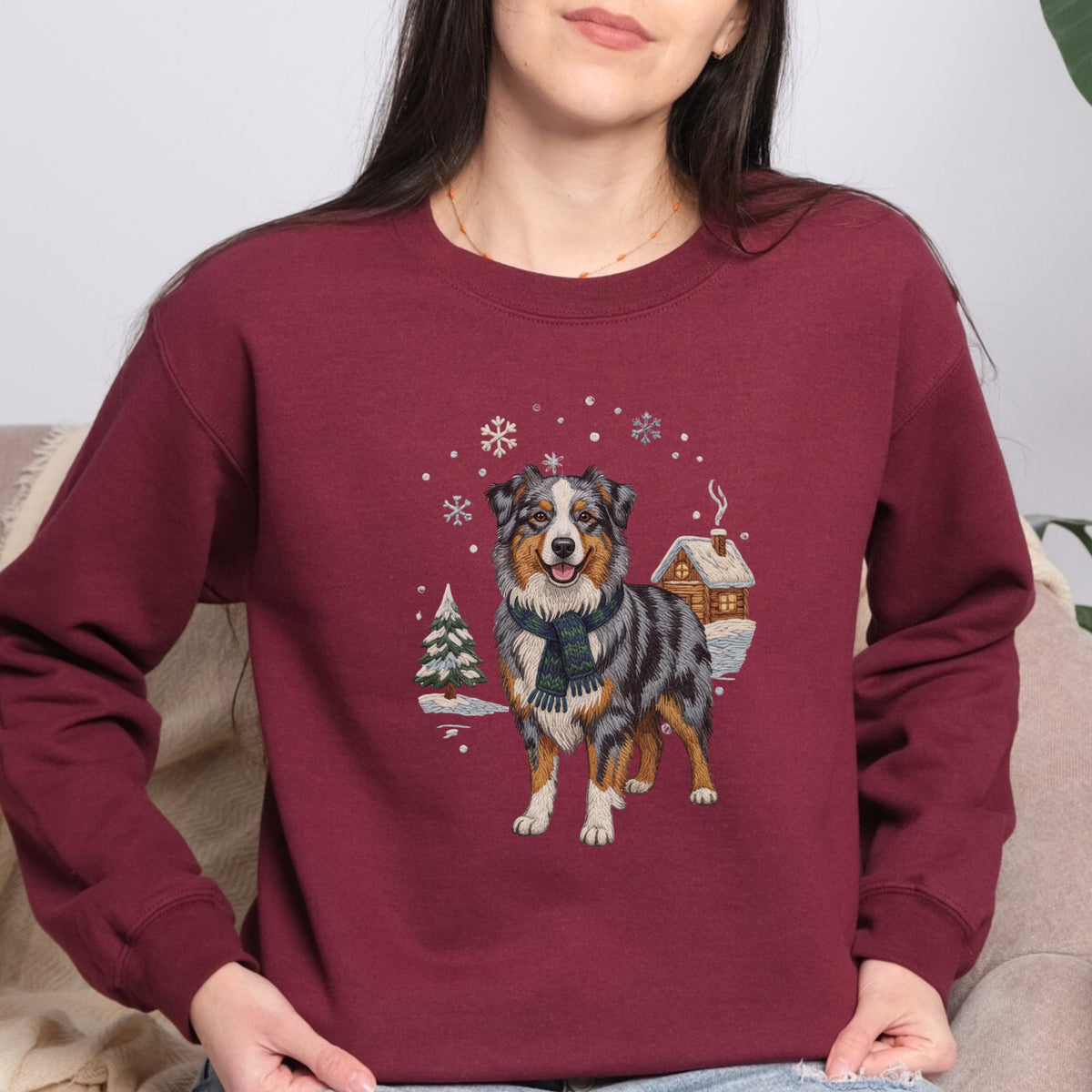 AUSTRALIAN SHEPHERD WINTER SWEATSHIRT