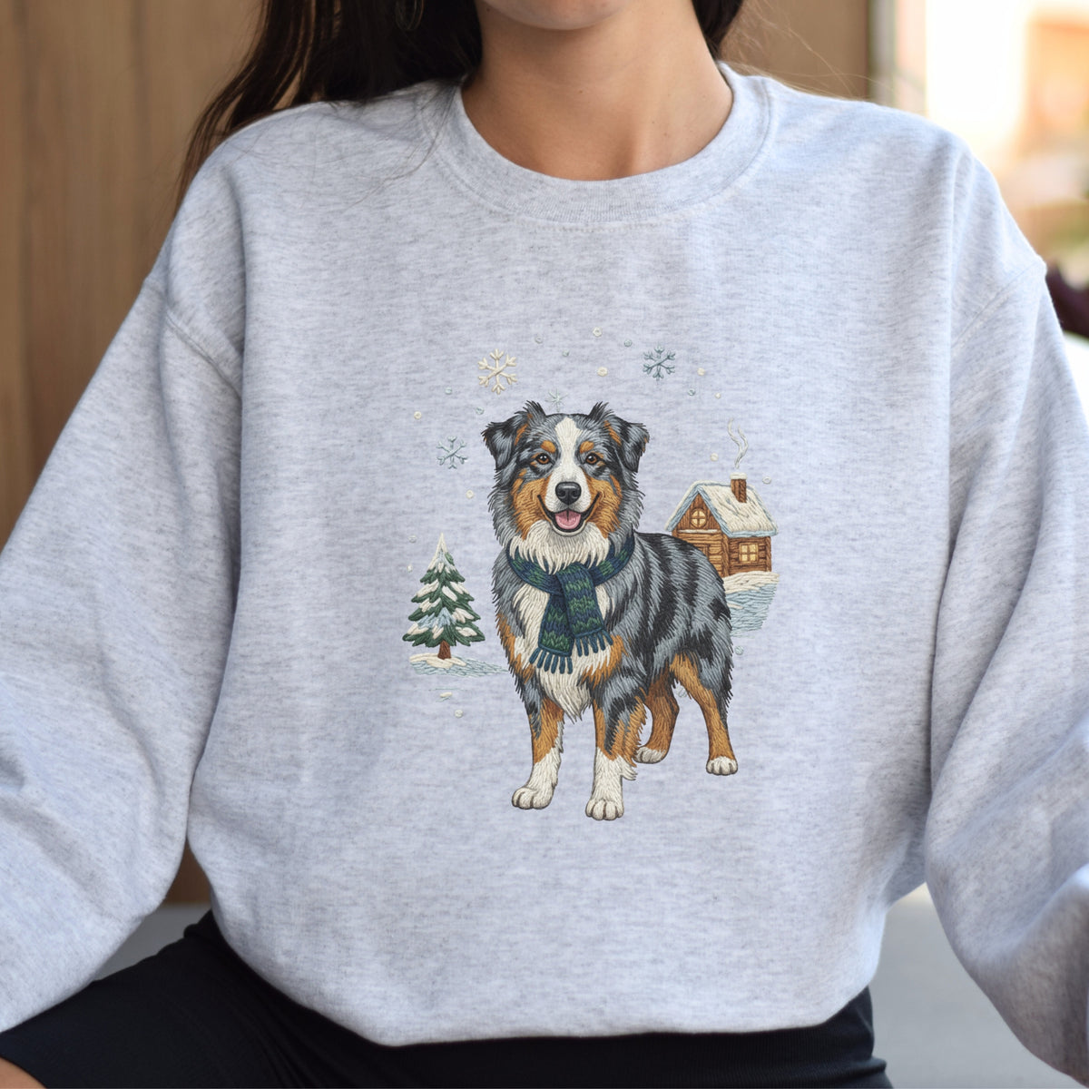 AUSTRALIAN SHEPHERD WINTER SWEATSHIRT