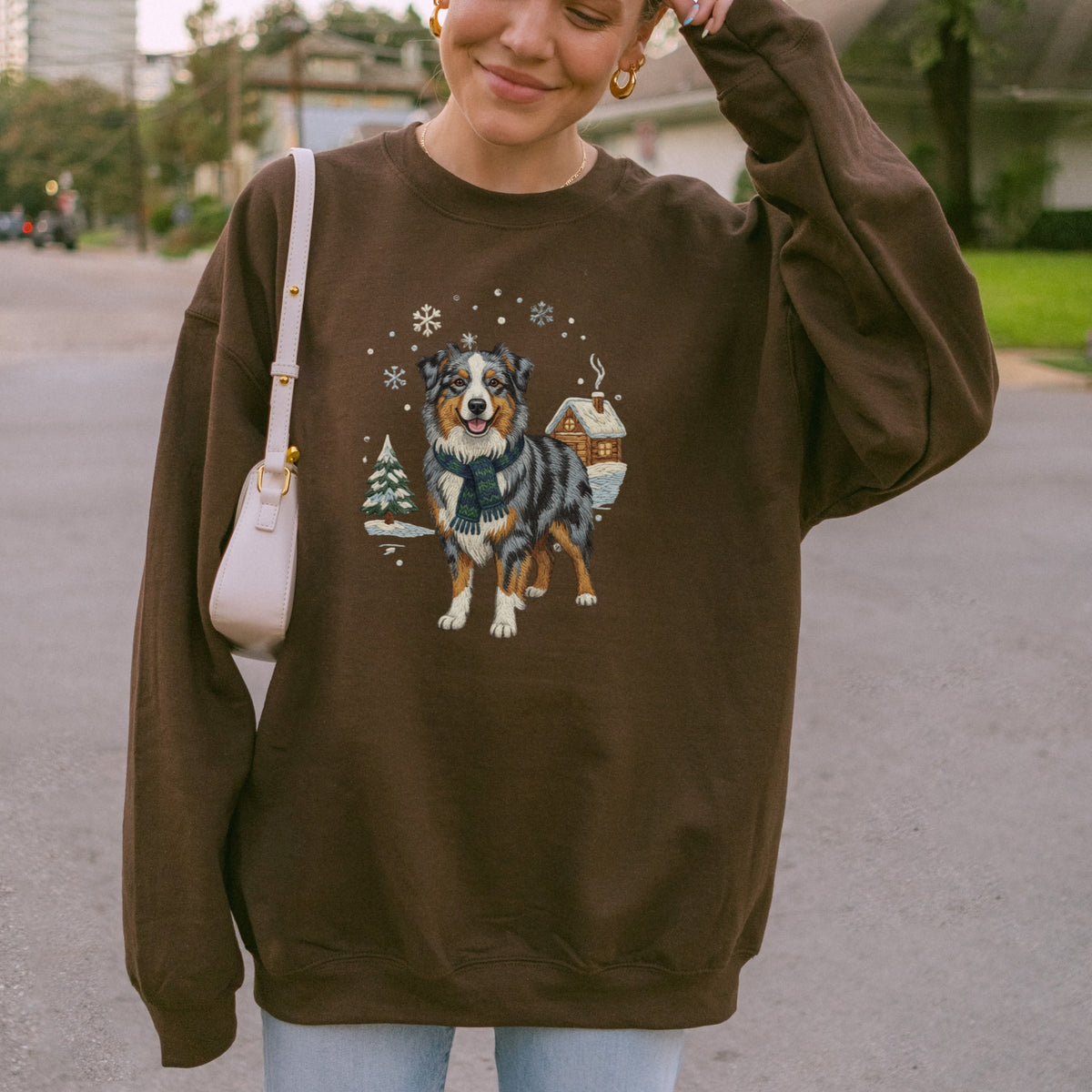 AUSTRALIAN SHEPHERD WINTER SWEATSHIRT
