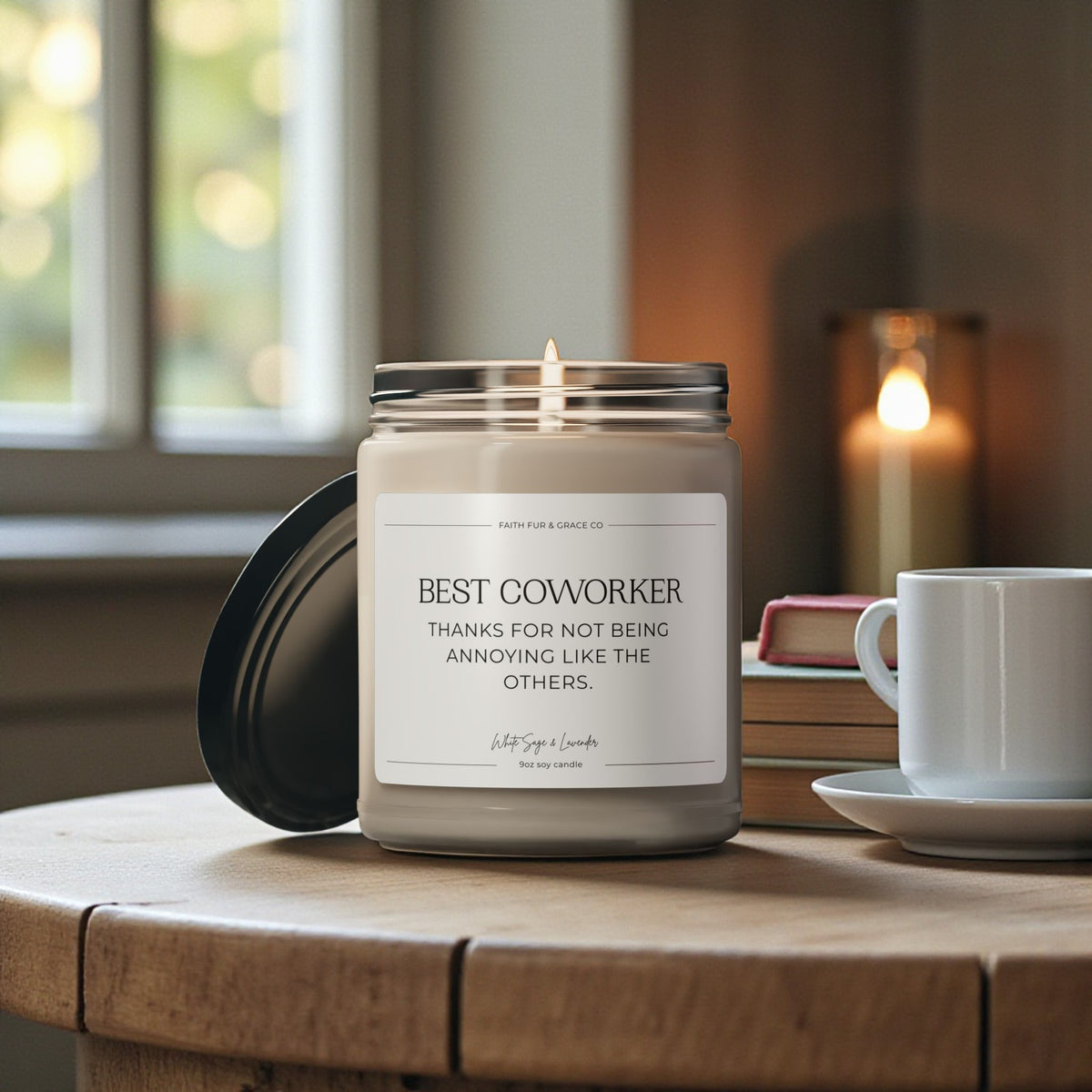 BEST COWORKER CANDLE - THANKS FOR NOT BEING ANNOYING