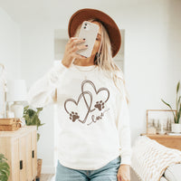 PET PAW HEARTS LONG SLEEVE TEE
