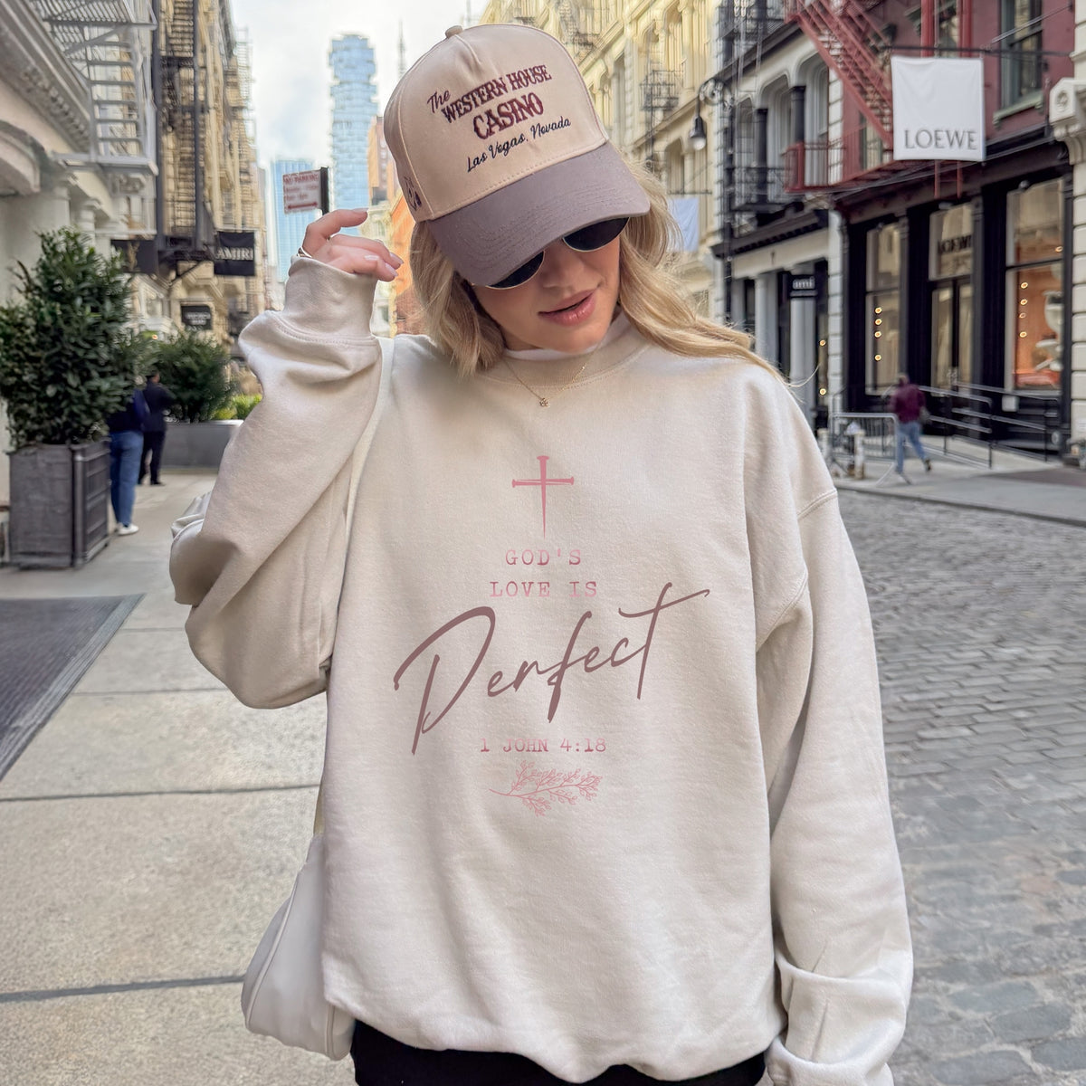 GOD'S LOVE IS PERFECT SWEATSHIRT