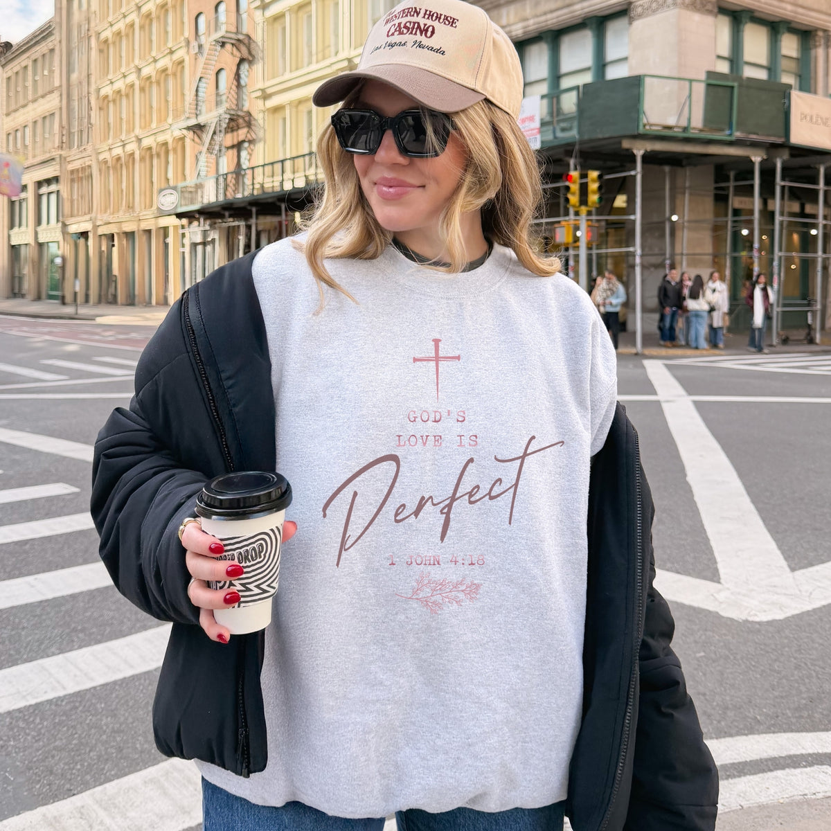 GOD'S LOVE IS PERFECT SWEATSHIRT