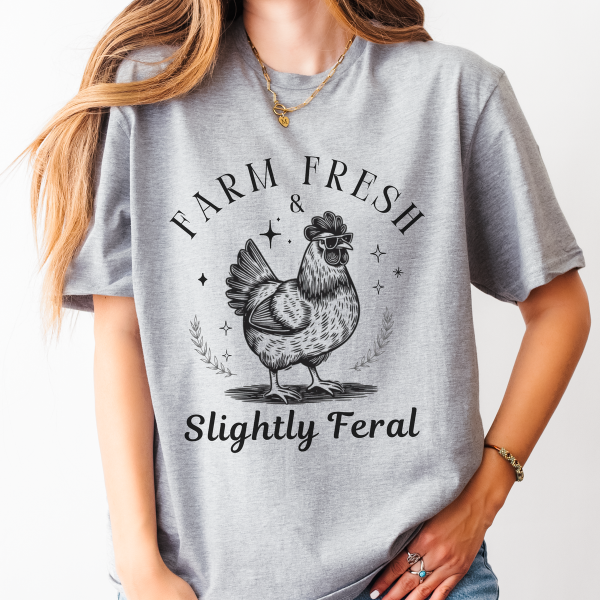 Farm Fresh & Slightly Feral Tee