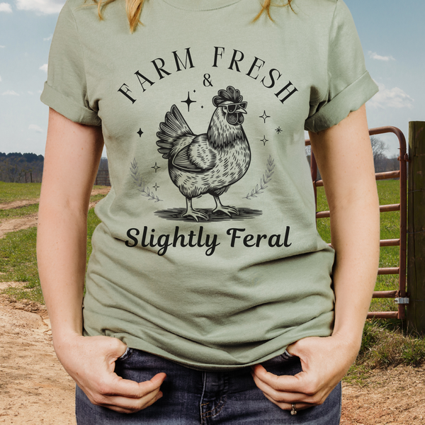 Farm Fresh & Slightly Feral Tee