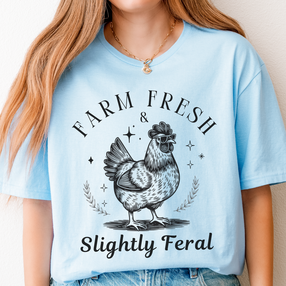 Farm Fresh & Slightly Feral Tee