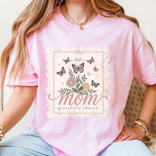 Mom Gracefully Chosen Tee