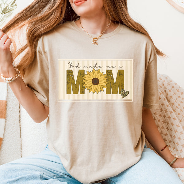 God Made Me a Mom Tee