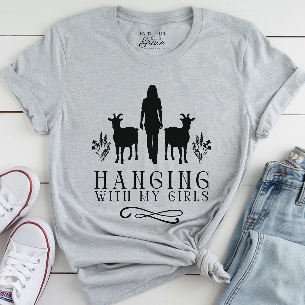 Hanging with My Girls Goat Tee