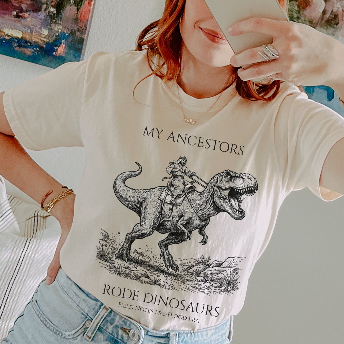 My Ancestors Rode Dinosaurs Tee | Comfort Colors