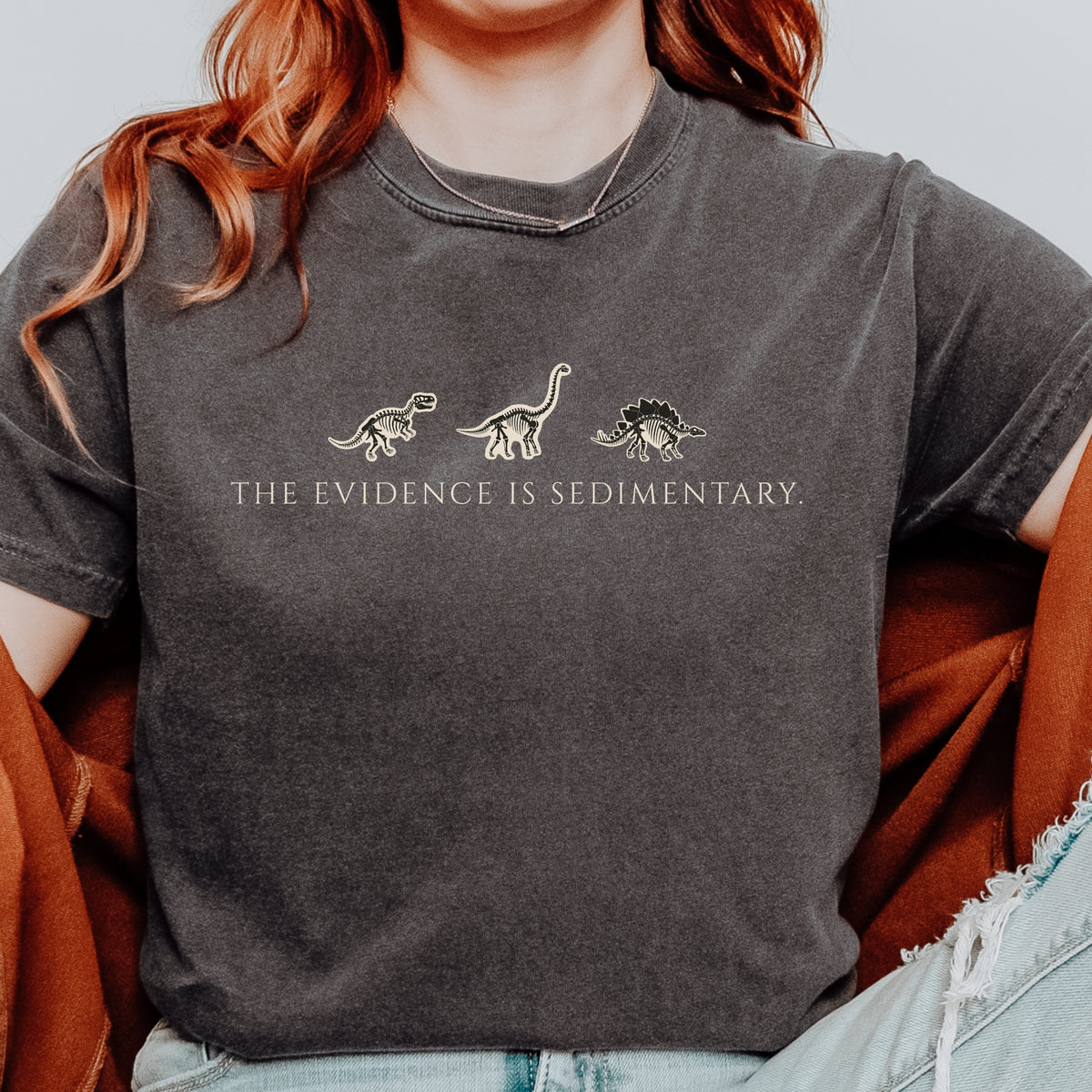 "The Evidence Is Sedimentary" Tee | Comfort Colors