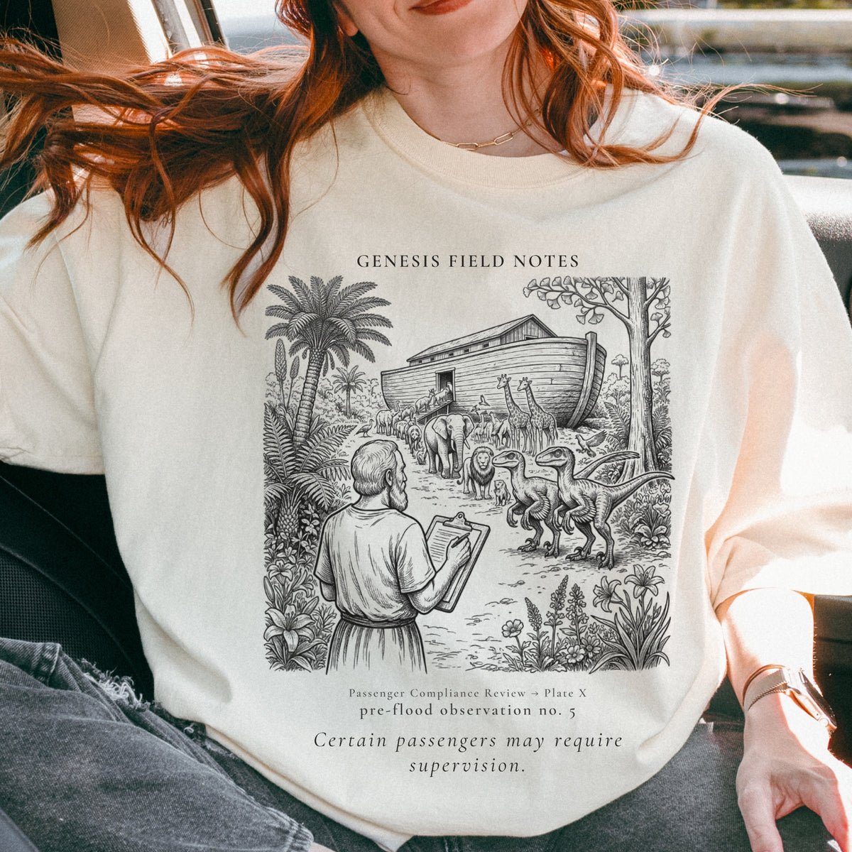 "Certain Passengers May Require Supervision" Tee | Comfort Colors