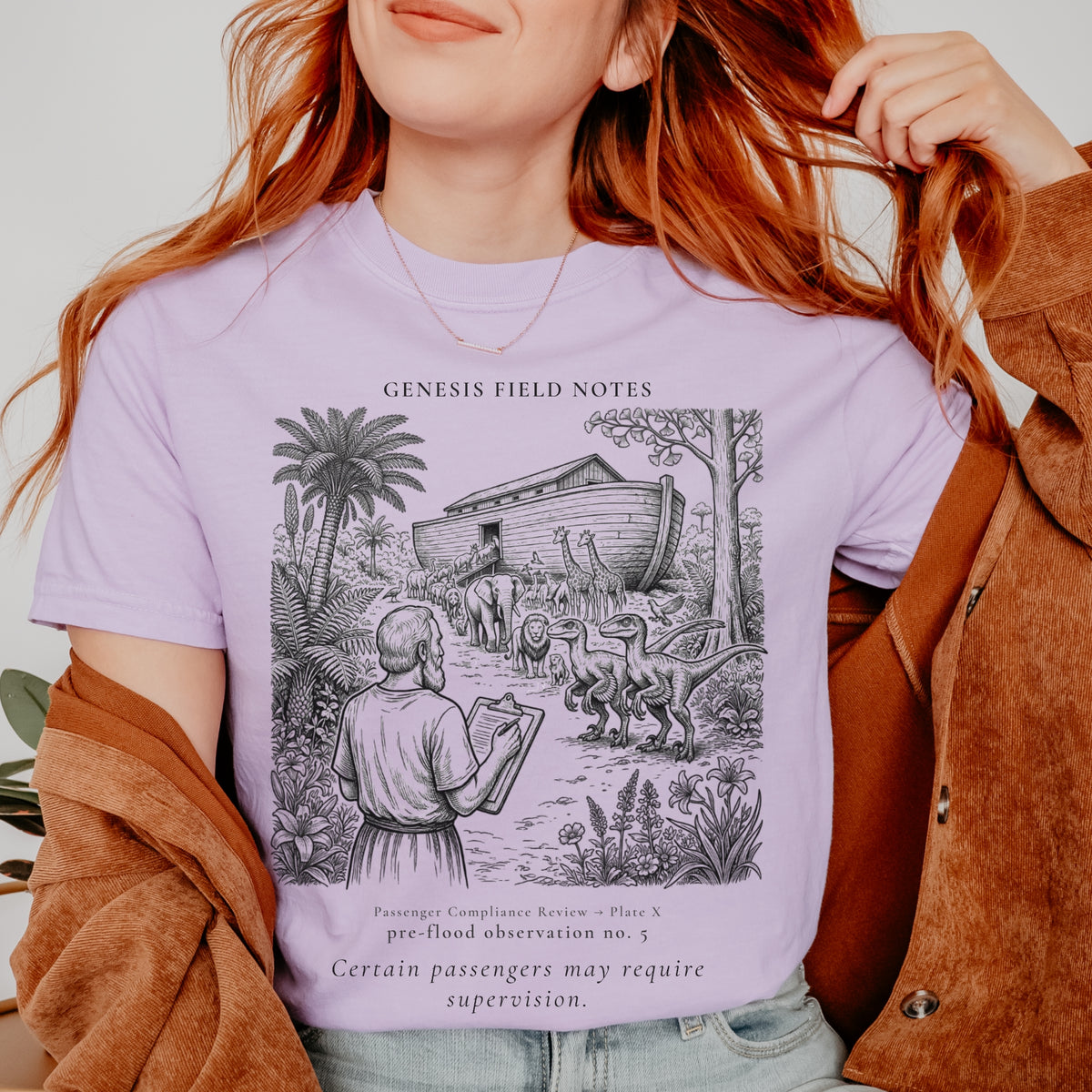 "Certain Passengers May Require Supervision" Tee | Comfort Colors