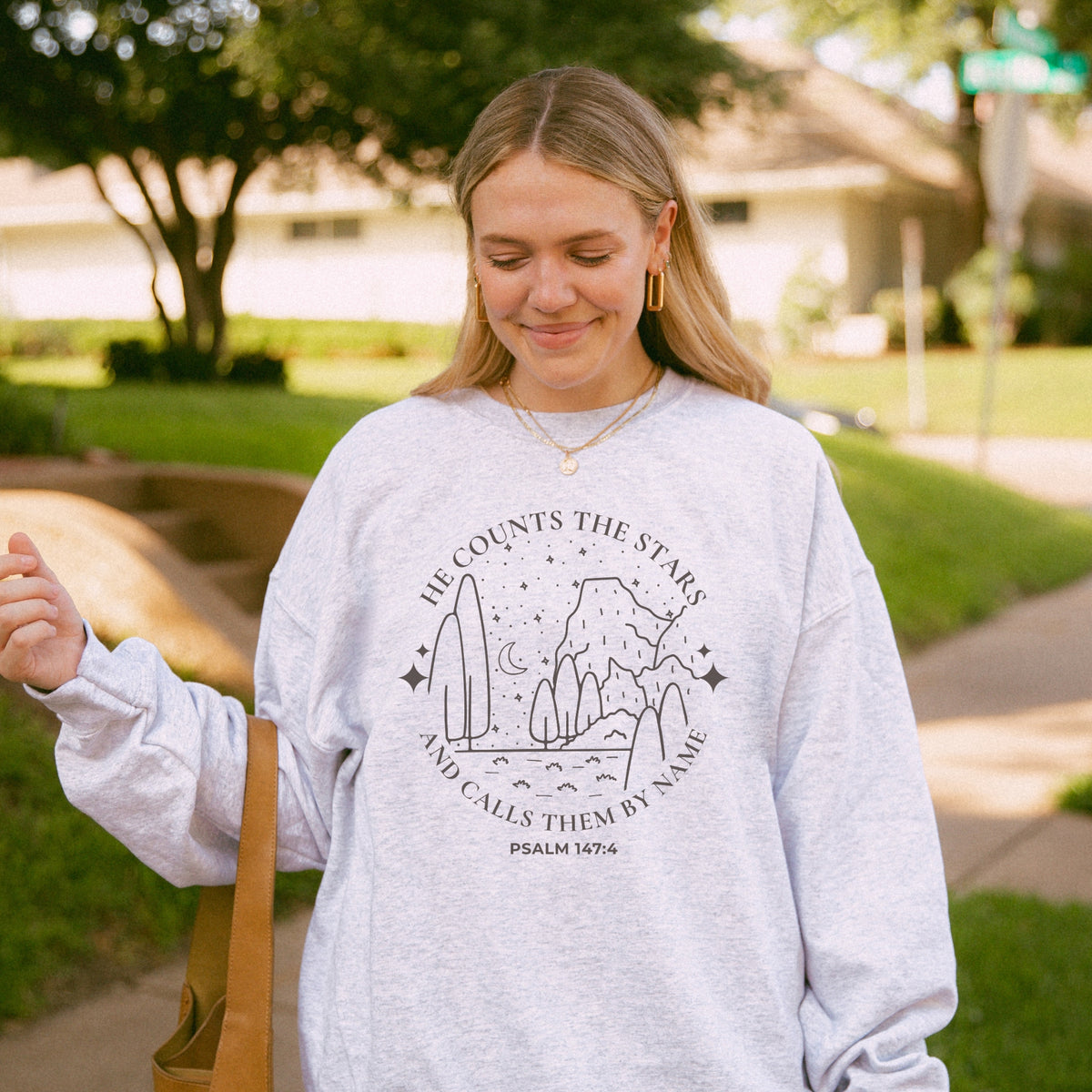 He Counts the Stars Sweatshirt