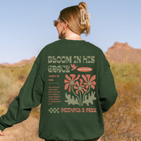 Bloom in His Grace Sweatshirt