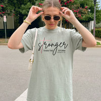 Stronger Than The Storm – Proverbs 31:25 Comfort Colors Tee