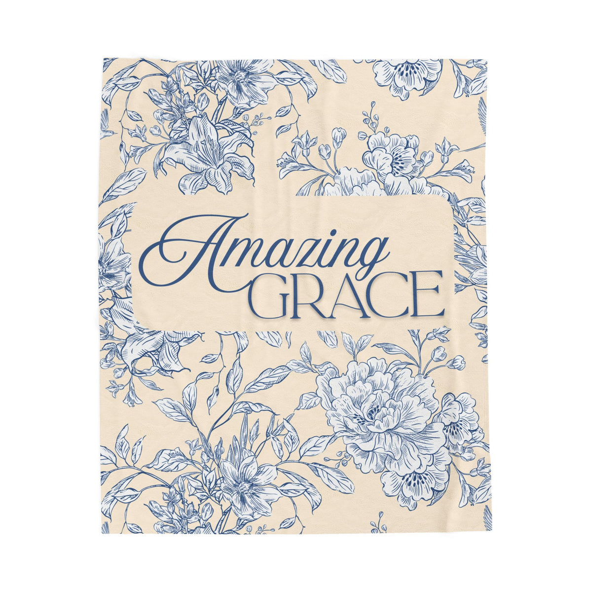 Amazing Grace Velveteen Plush Blanket